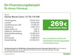 Skoda Kamiq MonteCarlo1.5TSI 110KW