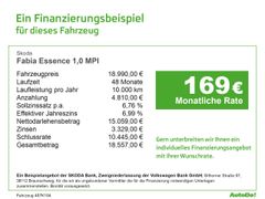 Skoda Fabia Essence 1,0
